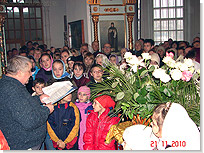 На Престольном празднике в храме Архангела Михаила в Ракитном. <Нажмите, чтобы увеличить>