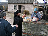 Поздравление одиноких прихожан