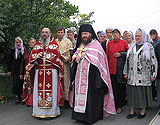 престольный праздник в Крестовоздвиженском храме в Новоселовке